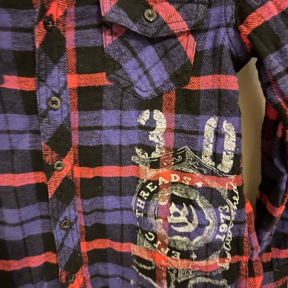 Epic threads / Boys Flannel size Small - Picture 4 of 5